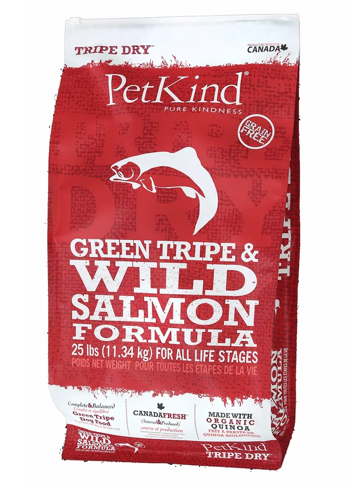 15% OFF: PetKind Green Tripe & Wild Salmon Grain-Free Dry Dog Food