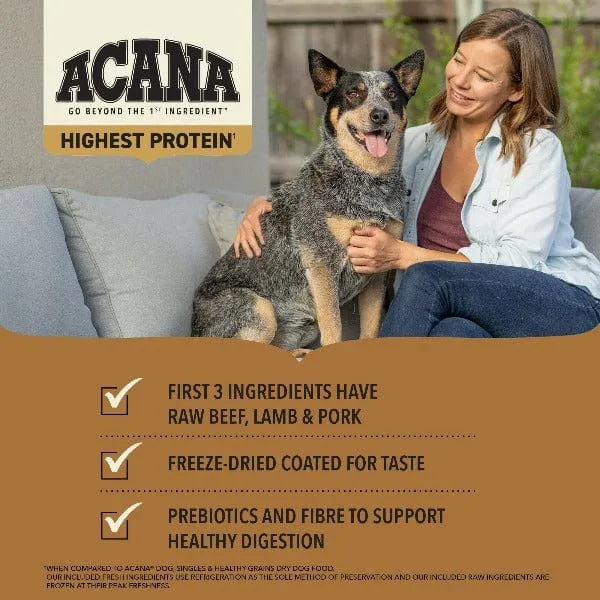 ACANA Highest Protein Ranchlands Recipe Dry Dog Food