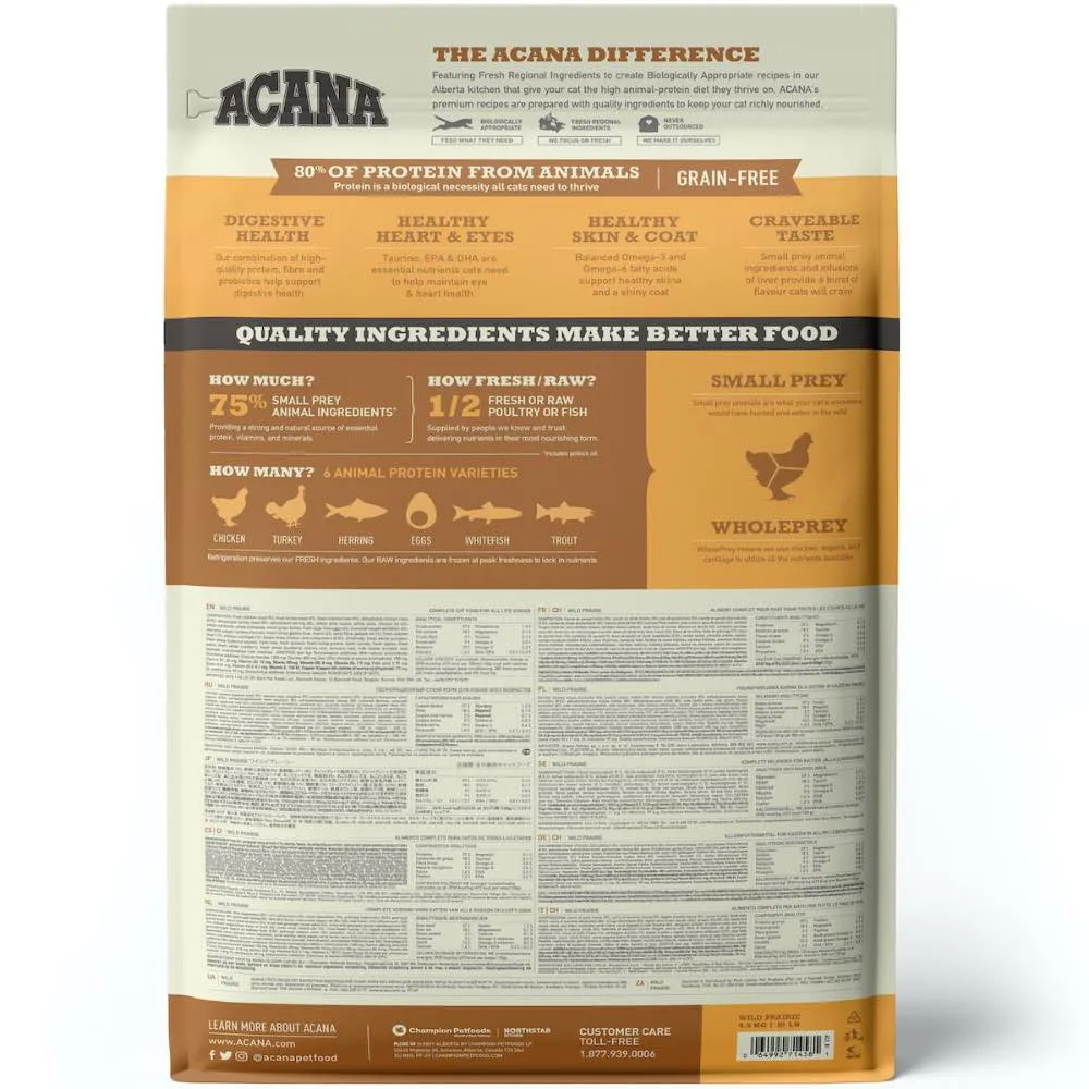 ACANA Regionals Wild Prairie Grain-Free Dry Cat Food