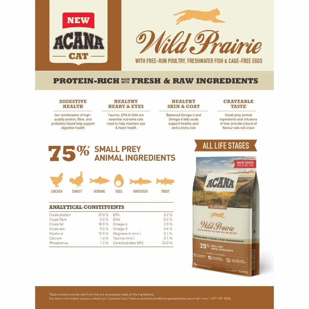 ACANA Regionals Wild Prairie Grain-Free Dry Cat Food