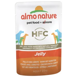 Almo Nature Classic Chicken & Carrots In Jelly Pouch Dog Food 70g