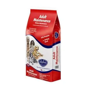 Alpha Worker Maintenance Dry Dog Food 15Kg