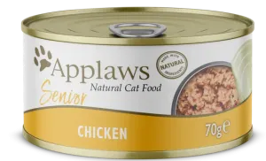 Applaws Senior Cat Can - Chicken 70g -  Case of 24