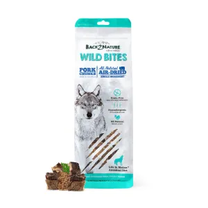 Back2Nature Wild Bites Pork Chunks Air Dried Dog Treats 150g