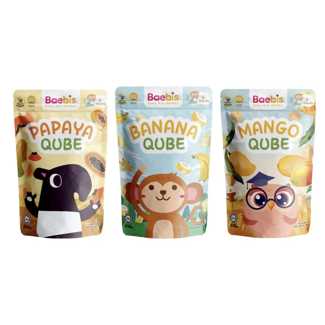 Baebis 100% Natural Fruit Qube (9m )