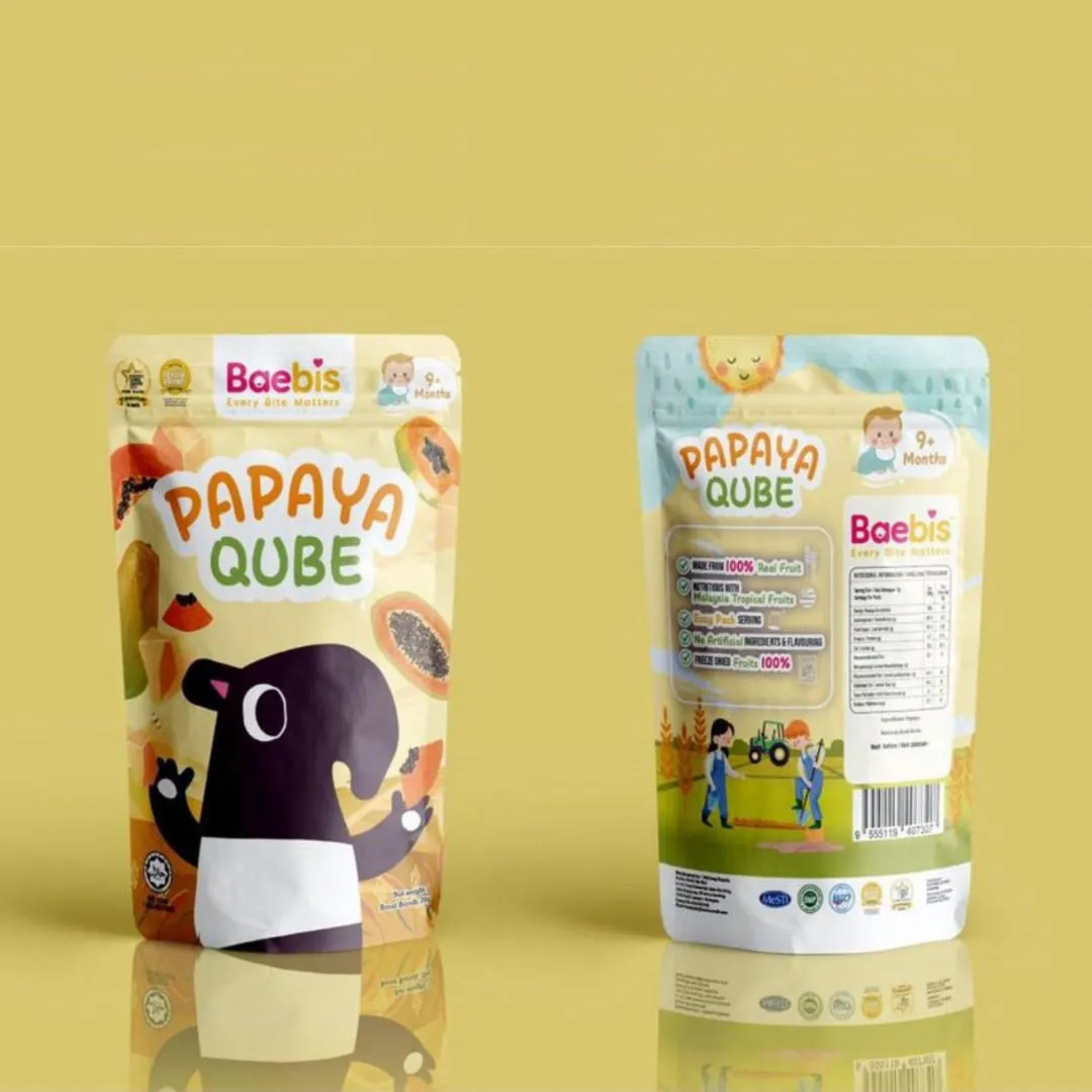 Baebis 100% Natural Fruit Qube (9m )