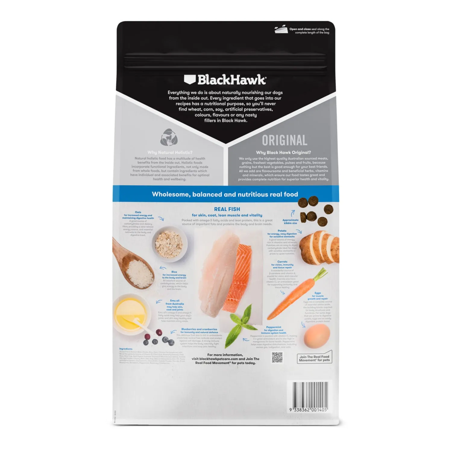 Black Hawk Fish & Potato Adult Dry Dog Food