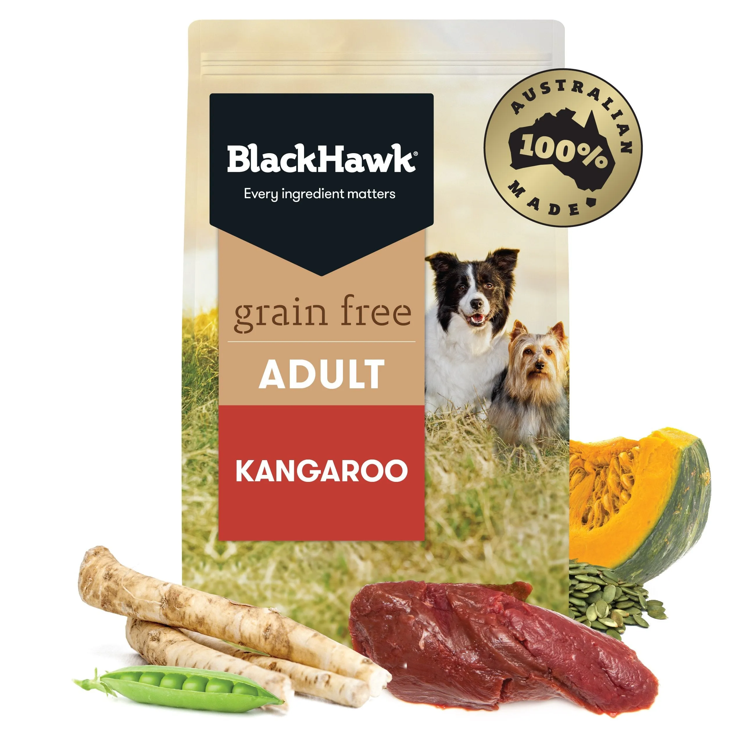 Black Hawk Grain Free Wild Kangaroo Dry Dog Food 2.5kg