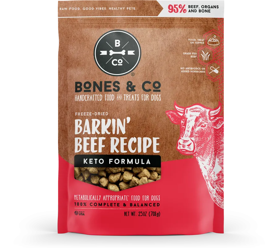 Bones & Co - Freeze Dried Barkin' Beef Beef Bites