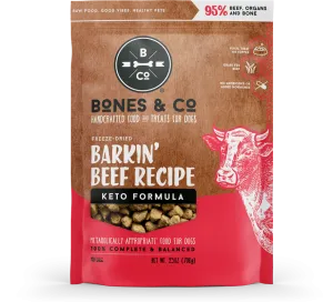 Bones & Co - Freeze Dried Barkin' Beef Beef Bites