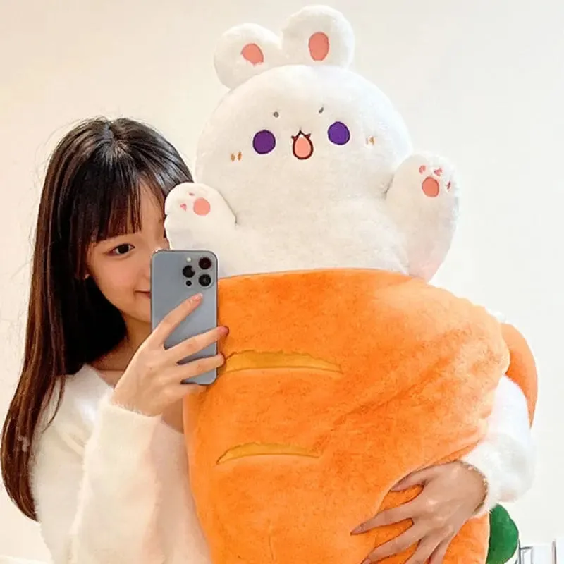 Carrot Kitty Plush Doll