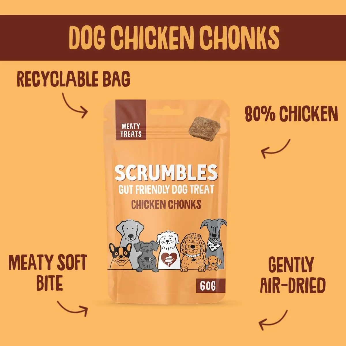 Chicken Chonks: Meaty Dog Treats