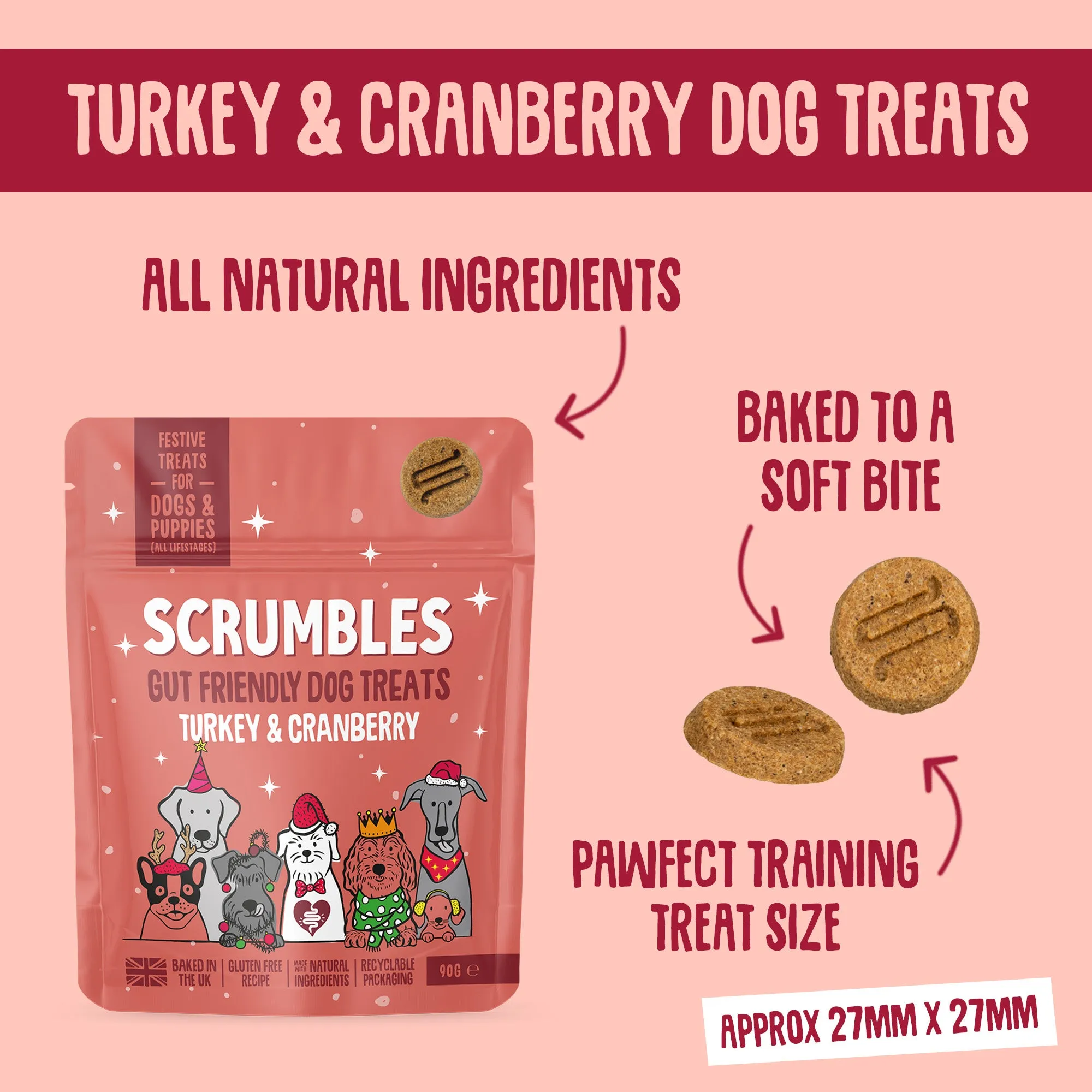 Christmas Dog Treats Turkey Softies