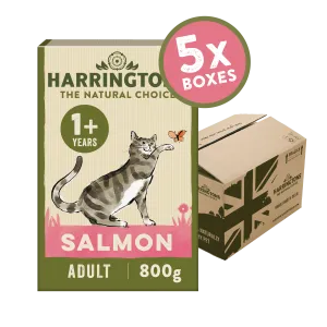 Complete Adult Salmon Dry Cat Food 5 x 800g