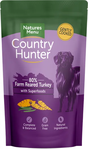 Country Hunter Farm Reared Turkey Pouches 6 x 150g