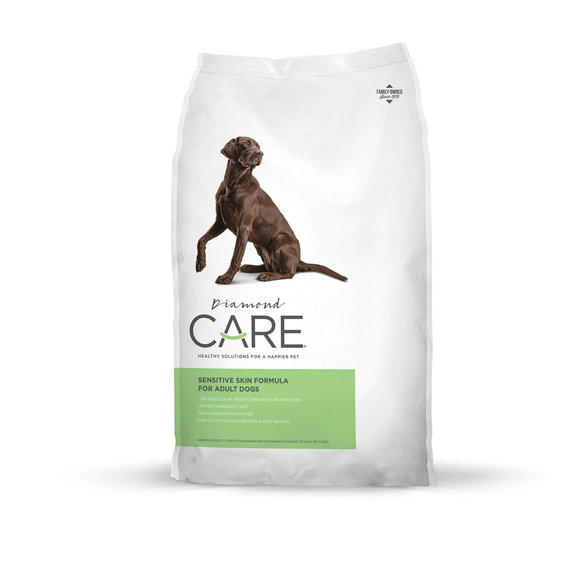 DIAMOND CARE Sensitive Skin Formula for Adult Dogs (8lbs/25lbs)