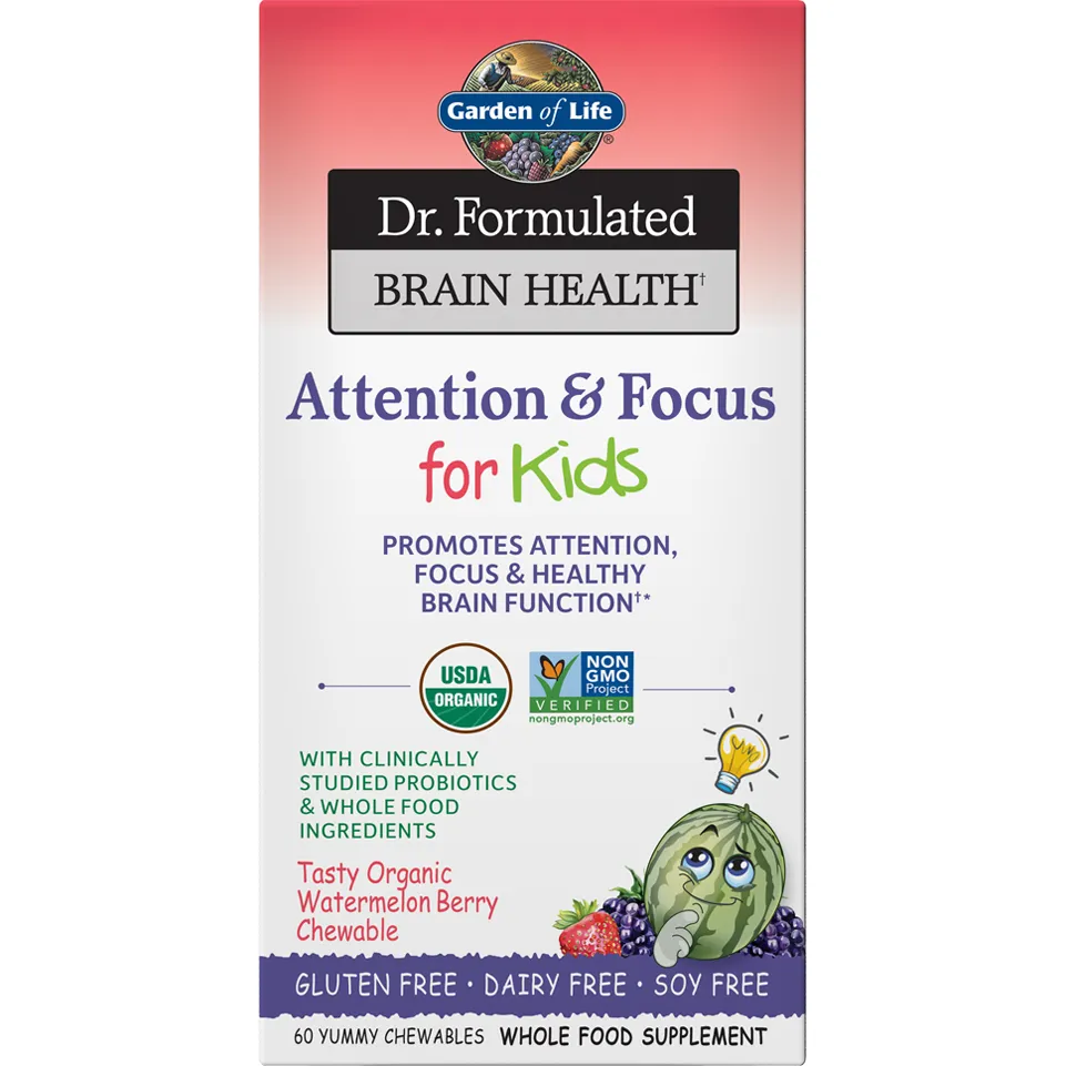 Dr. Formulated Attention Kids 60 tabs by Garden Of Life