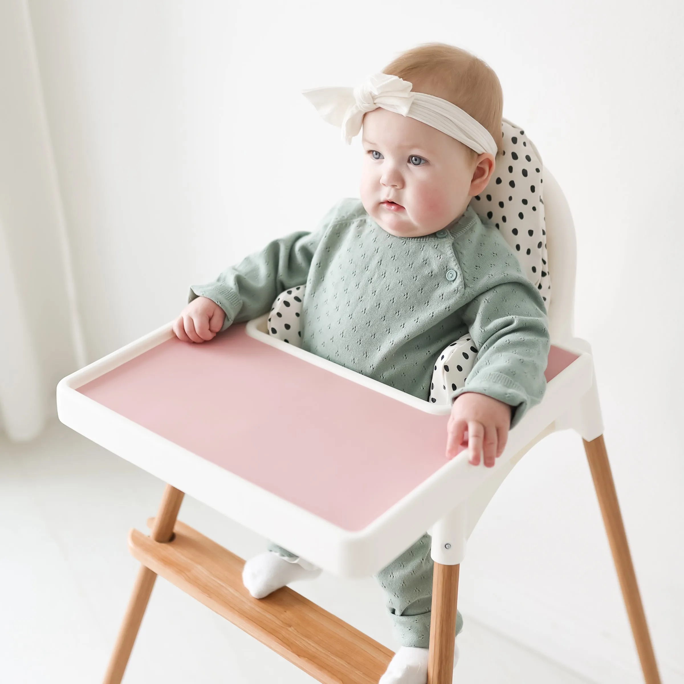 Dusty Rose IKEA Highchair Placemat