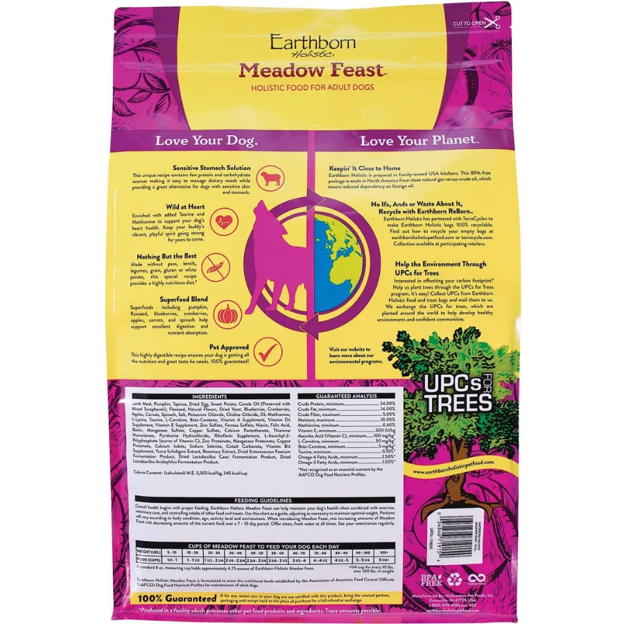 Earthborn Holistic Meadow Feast Grain-Free Natural Dry Dog Food