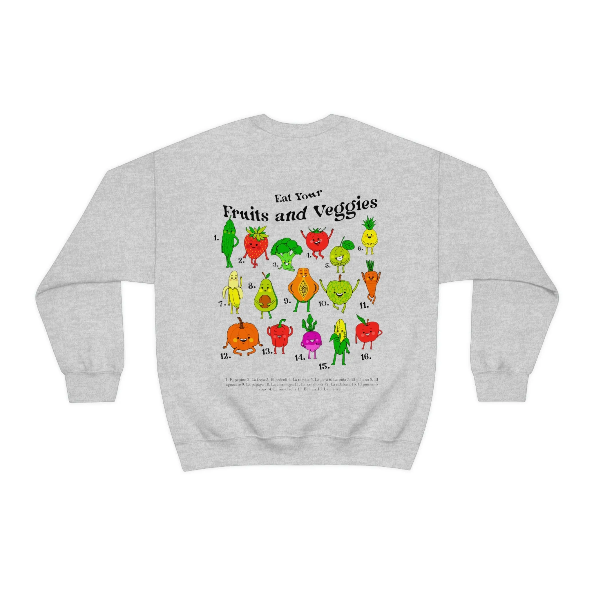 EAT YOUR VEGGIES Sweatshirt | Bake and Skate