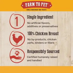 Farm To Pet Chicken Chips Dog Treats