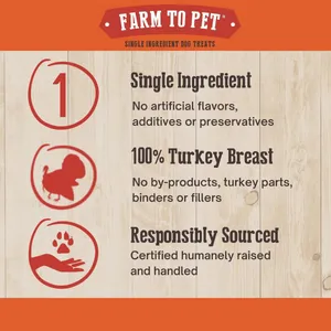 Farm To Pet Turkey Chips Dog Treats