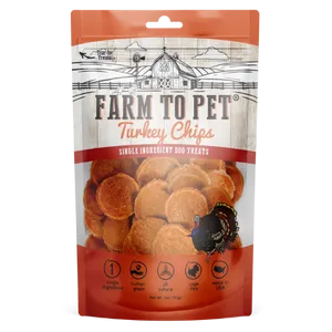 Farm To Pet Turkey Chips Dog Treats