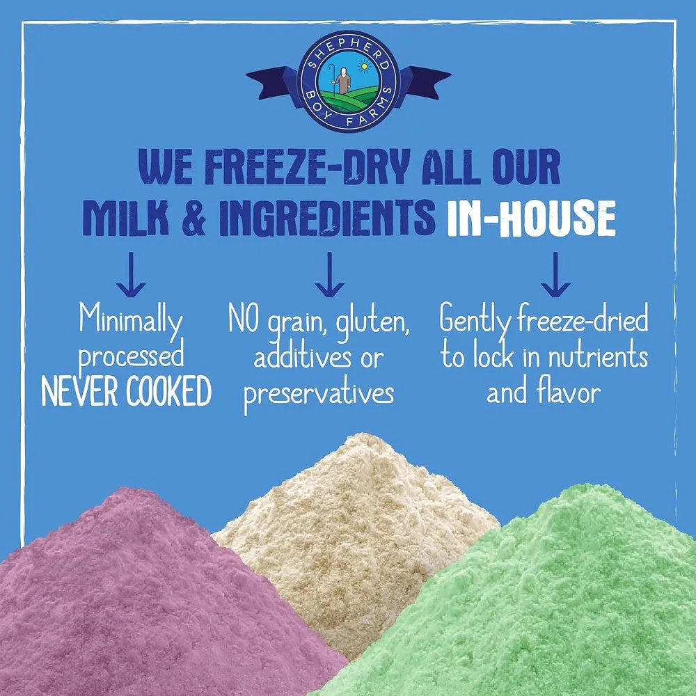 Freeze Dried Raw Goat's Milk Classic for Dogs & Cats