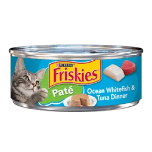 Friskies Pate Whitefish and Tuna Canned Cat Food