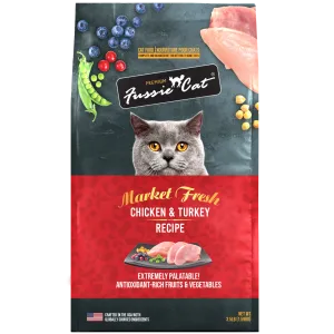 Fussie Cat Market Fresh Chicken & Turkey Recipe Grain-Free Dry Cat Food