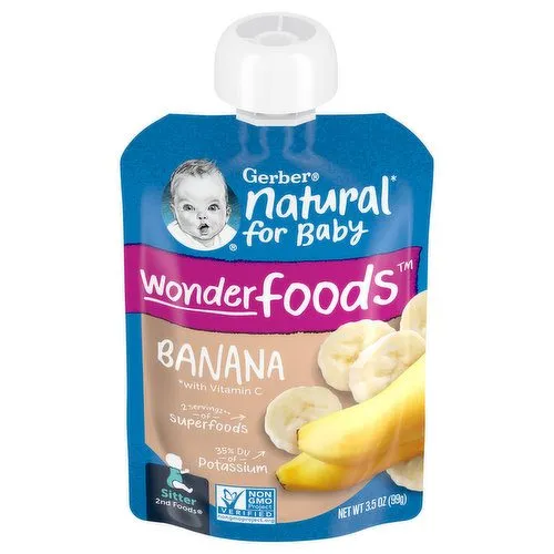 Gerber Wonder Foods Banana, 99g