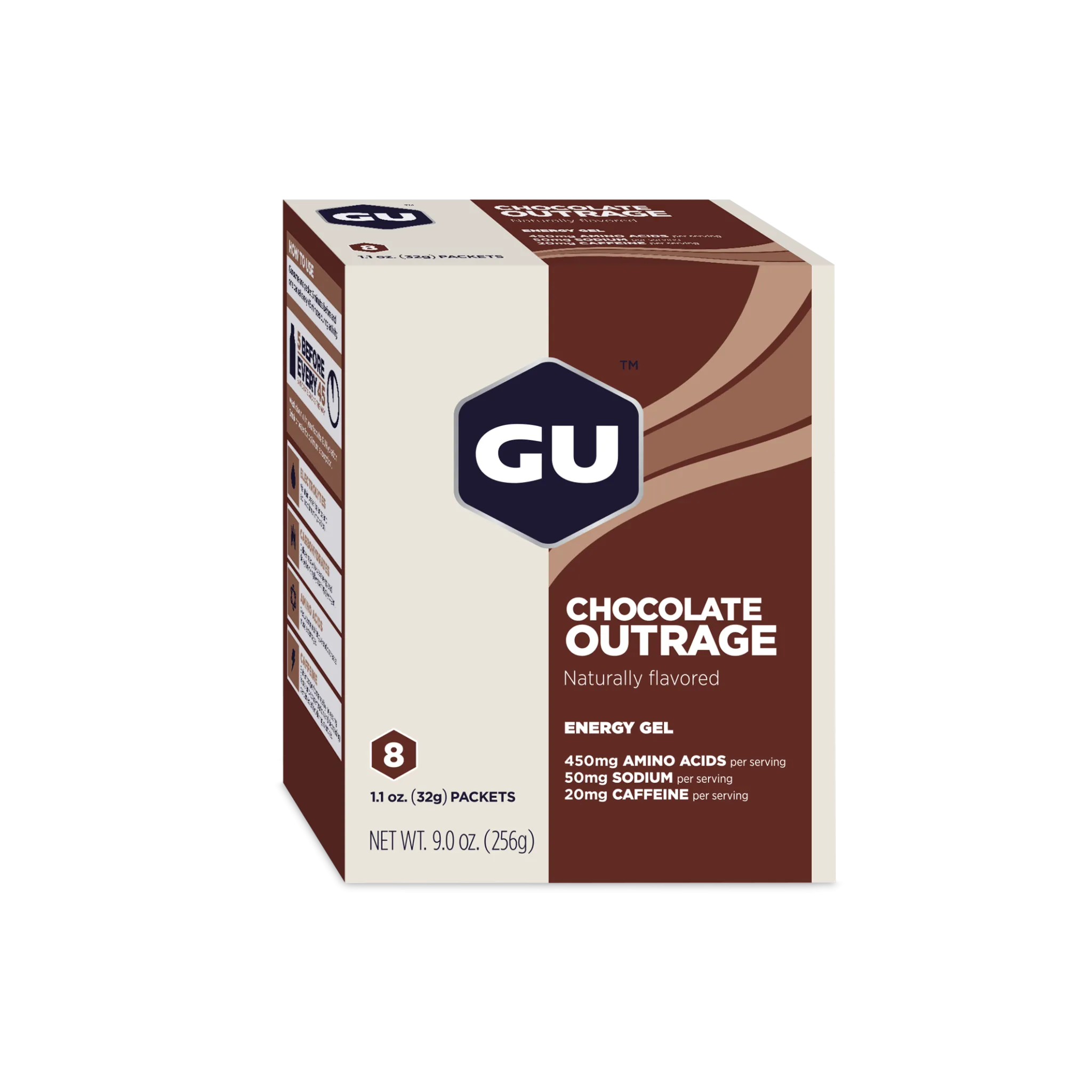 GU ENERGY GEL - 8 PACK BOX