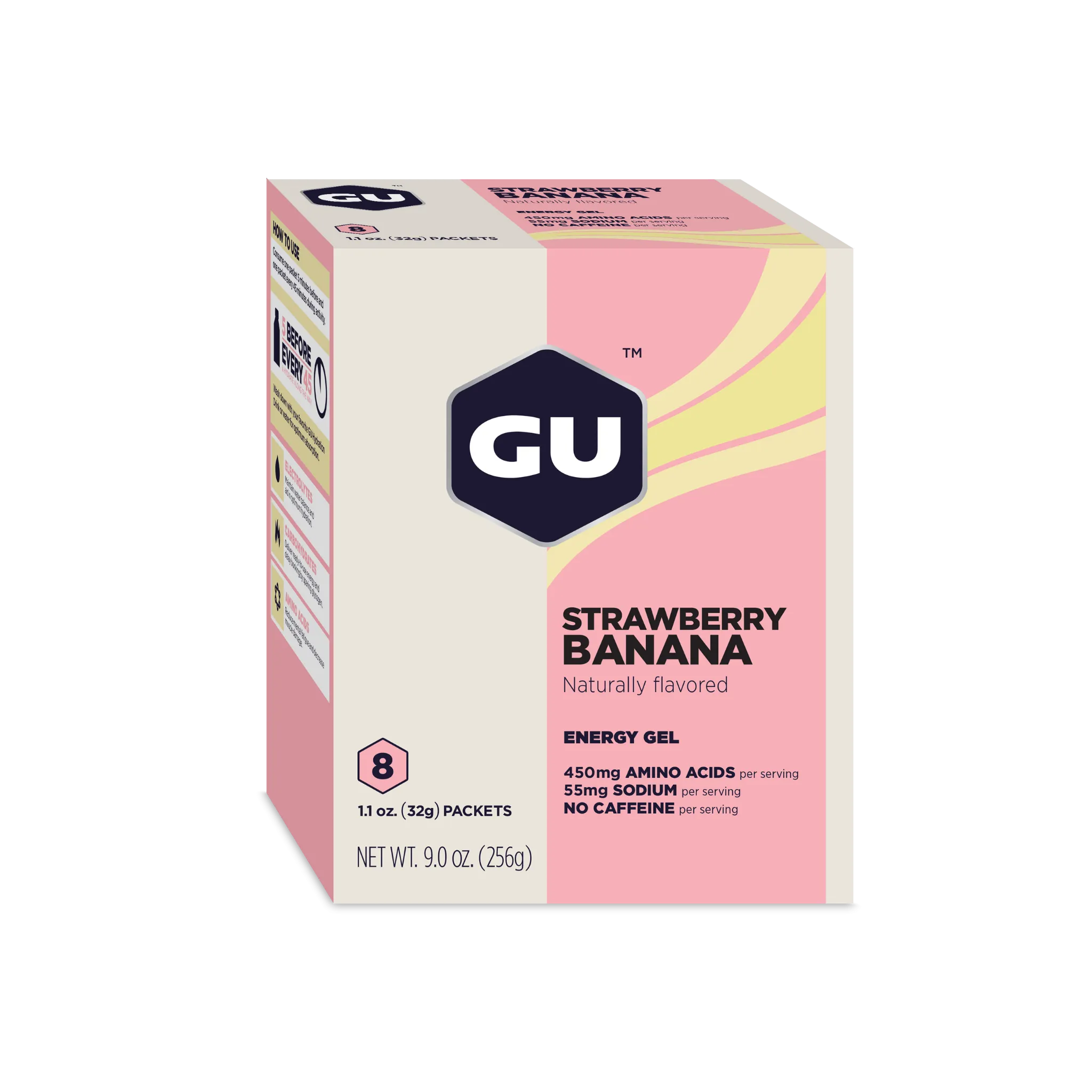 GU ENERGY GEL - 8 PACK BOX