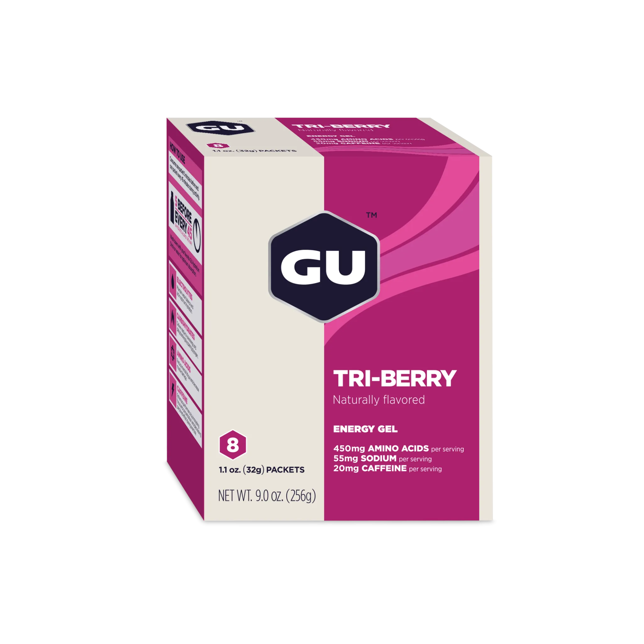 GU ENERGY GEL - 8 PACK BOX