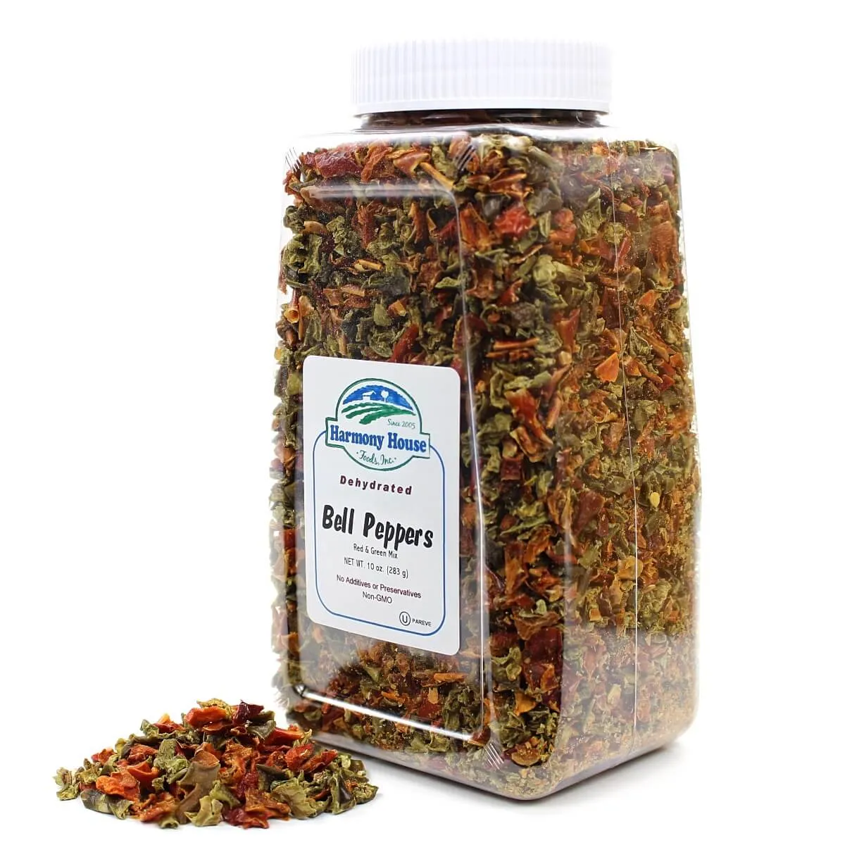 Harmony House Dried Peppers, Mixed (10 oz)