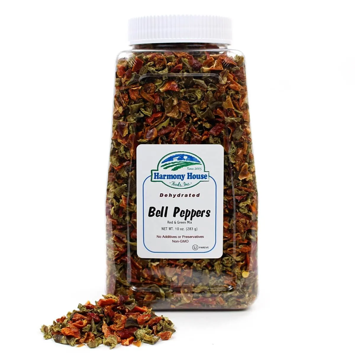 Harmony House Dried Peppers, Mixed (10 oz)