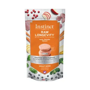 Instinct Raw Longevity Adult Frozen Rabbit Patties Dog Food