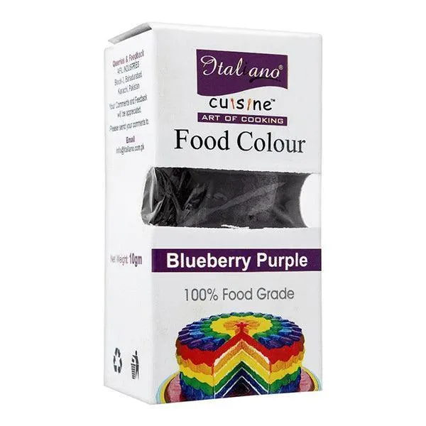 ITALIANO FOOD COLOR BLUEBERY PURPLE 10G