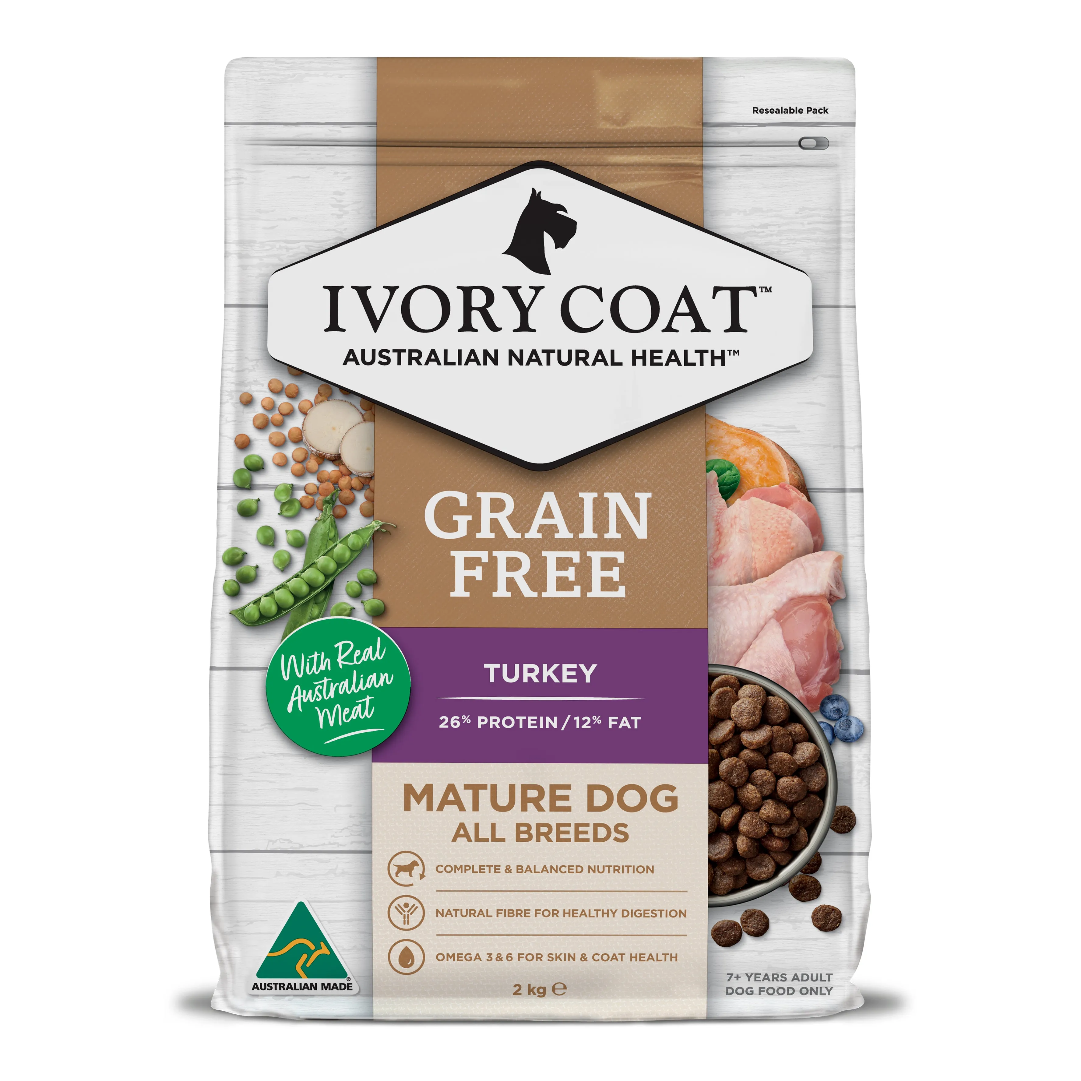 Ivory Coat Adult Grain Free Reduced Fat Senior Dry Dog Food