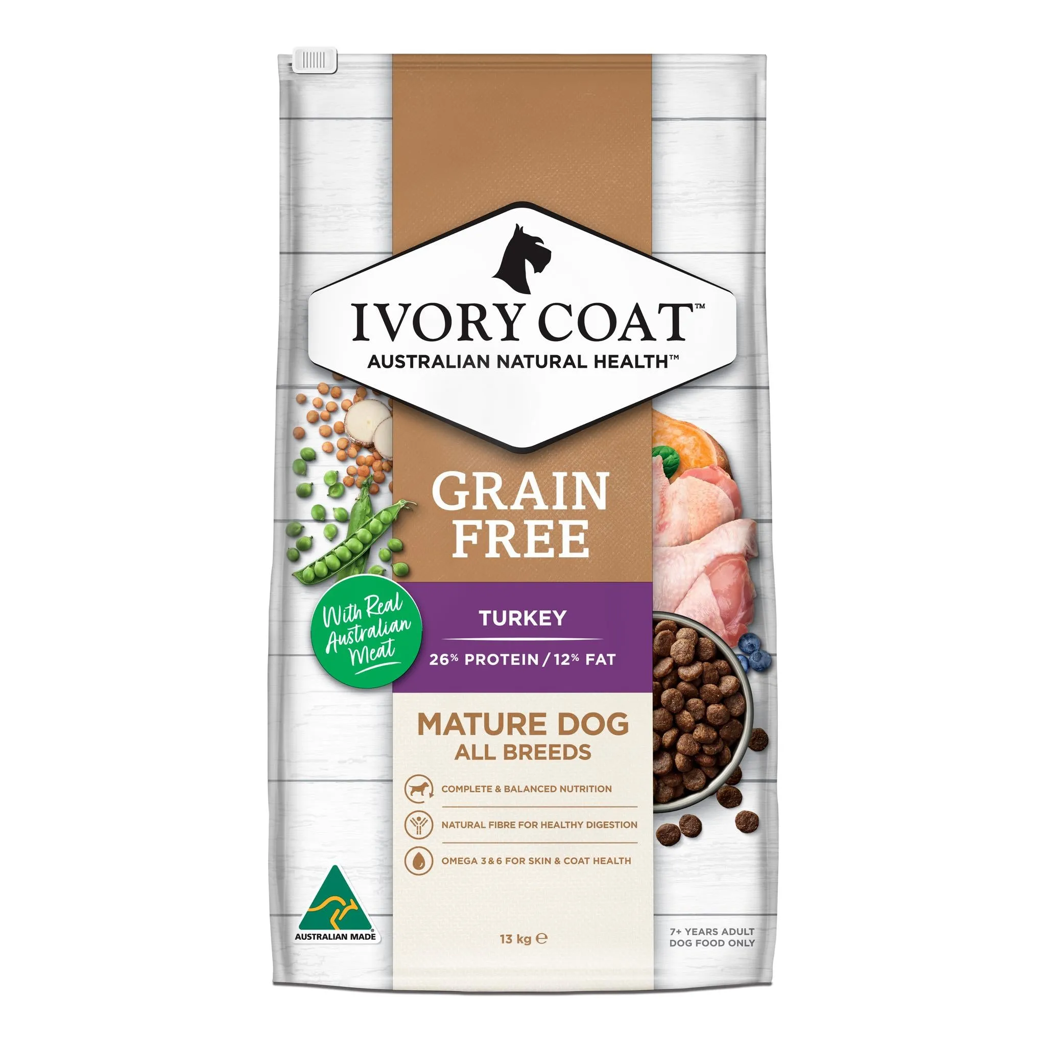 Ivory Coat Adult Grain Free Reduced Fat Senior Dry Dog Food