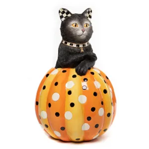 MacKenzie-Childs Alley Cat Pumpkin