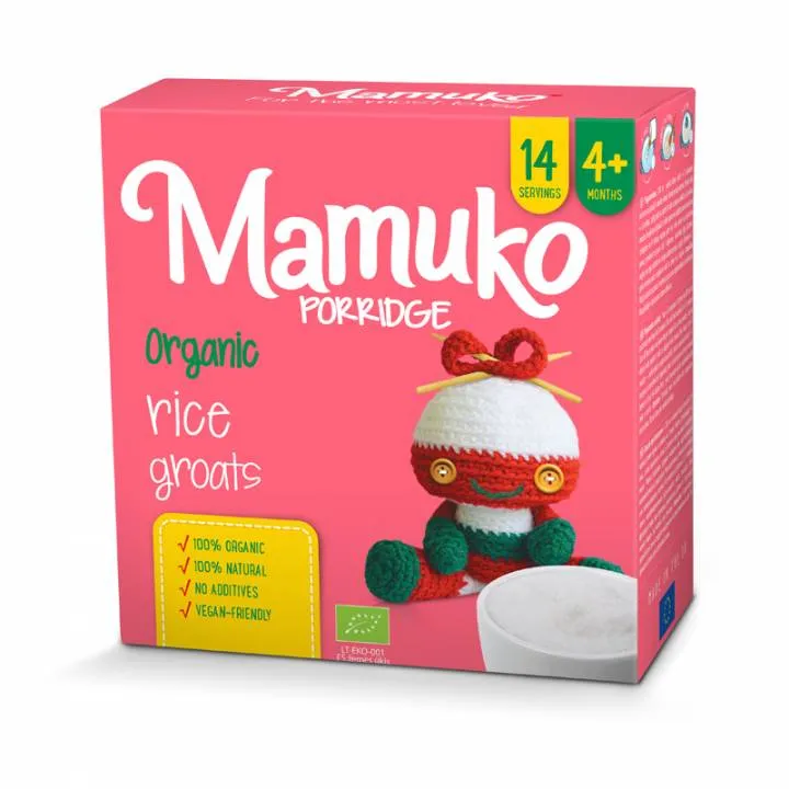 Mamuko Org Porridge Rice Groats 4  Months 240g