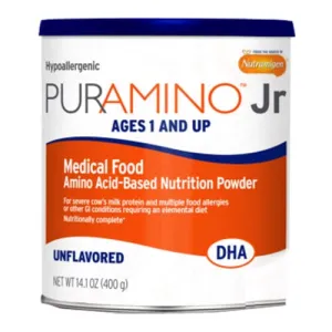 Mead Johnson PurAmino™ Jr Nutritional Powder, Unflavored, 14.1 oz, Can