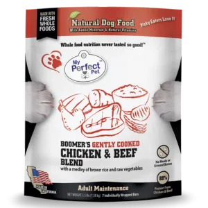 My Perfect Pet Boomer's Chicken & Beef Blend Gently Cooked Dog Food 3.5 lbs