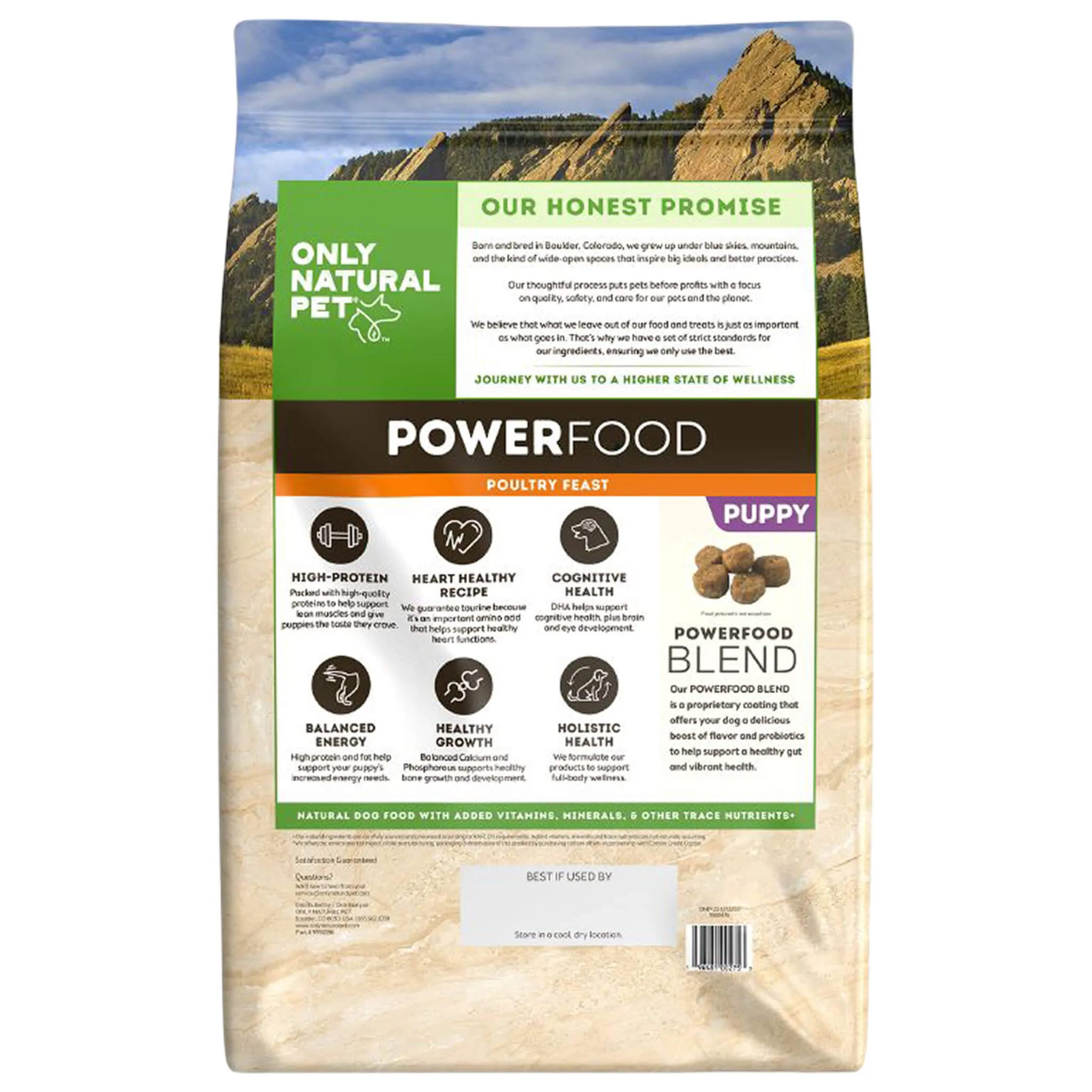 Only Natural Pet PowerFood Chicken and Poultry Feast Grain Free Puppy Food