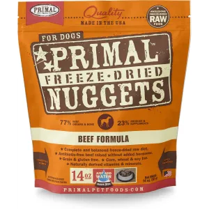 Primal Dog Freeze-Dried Beef Nuggets