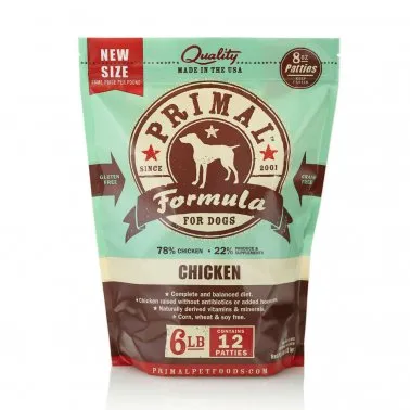 Primal Frozen Raw Chicken Dog Food