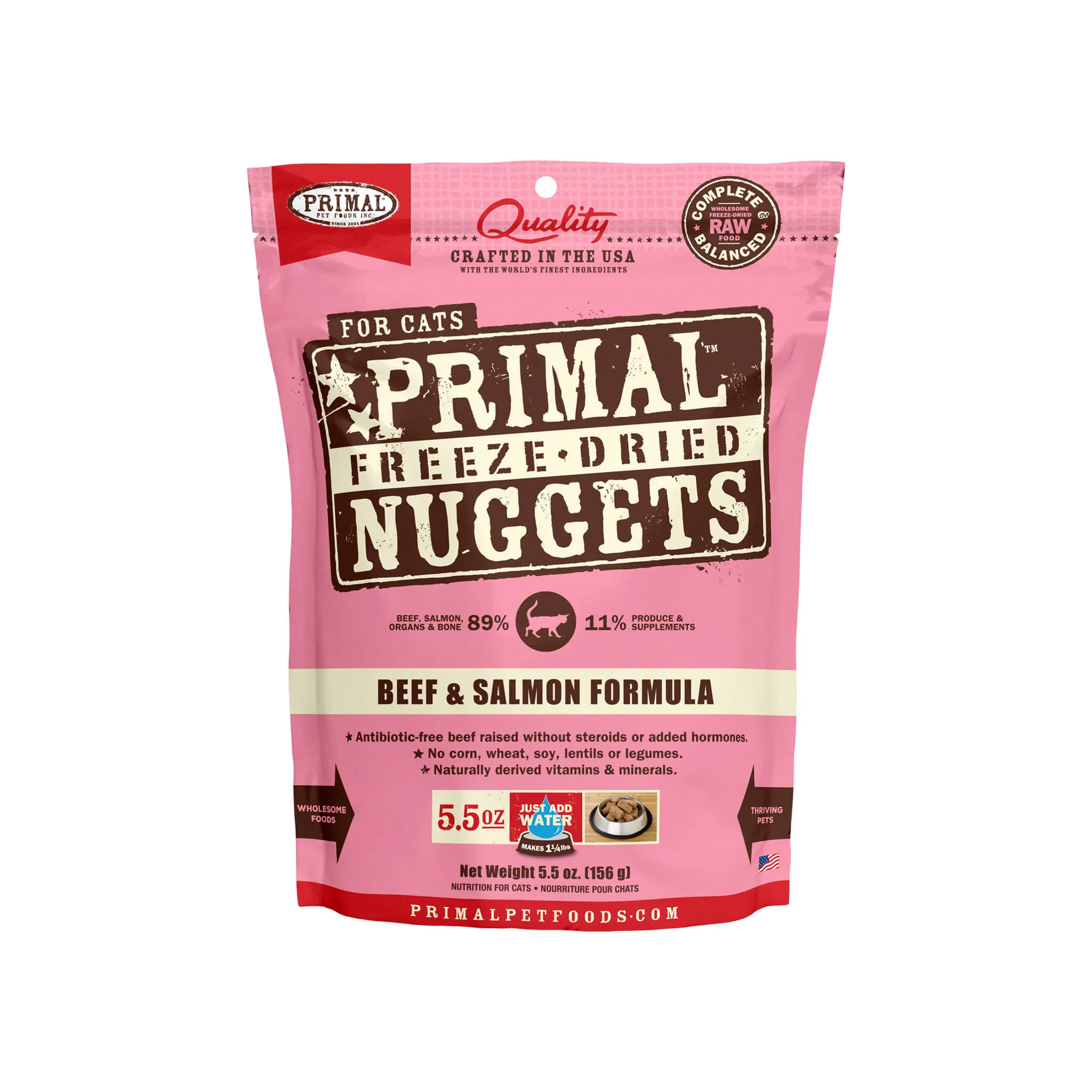 Primal Pet Foods Freeze-Dried Nuggets Cat Food