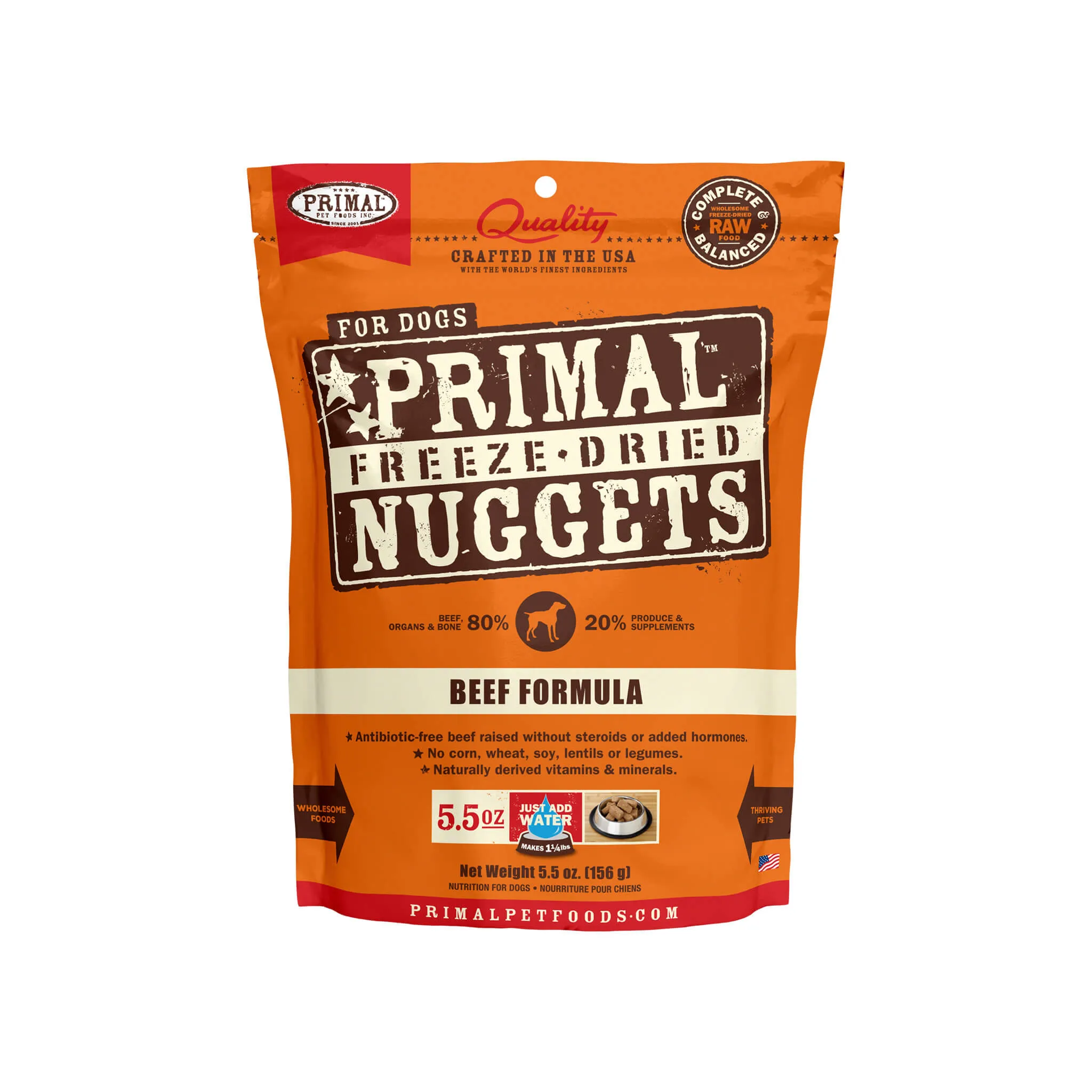 Primal Pet Foods Freeze-Dried Nuggets Dog Food