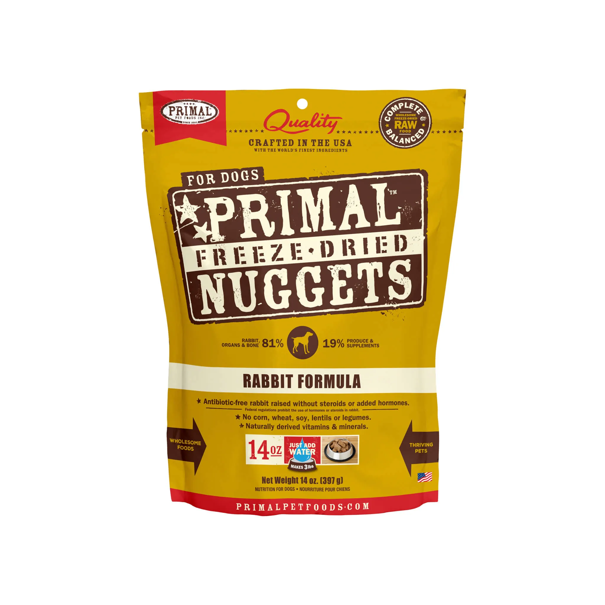 Primal Pet Foods Freeze-Dried Nuggets Dog Food